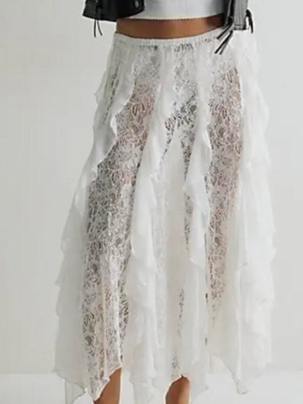 Free People Candy calling maxi half slip skirt xs